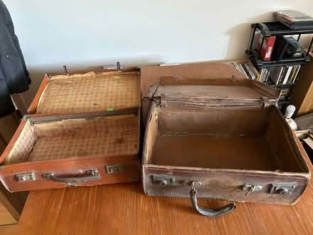 Photo of free Two small leather cases (Royal Leamington Spa CV32) #1