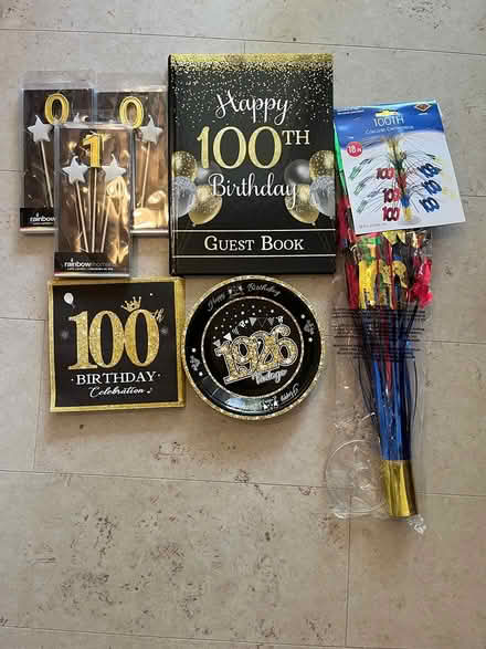 Photo of free 100th Birthday supplies (Kanata Lakes/Beaverbrook) #1