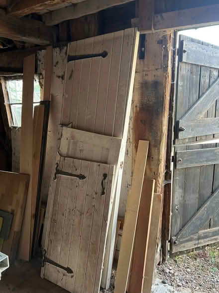 Photo of free 3 wooden doors (Gardeners Green RG40) #1