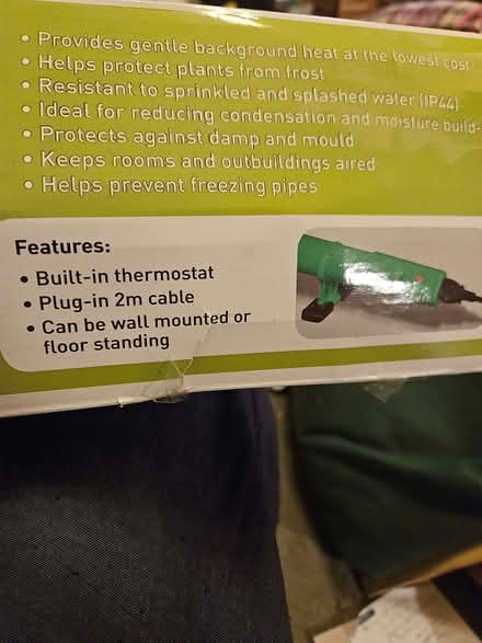 Photo of free Greenhouse and Shed heater (Loughborough LE11) #3