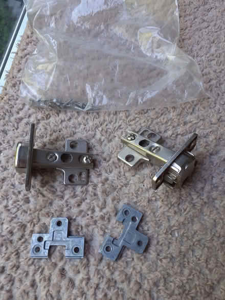 Photo of free 2 cupboard door hinges (Riverdene RG21) #1