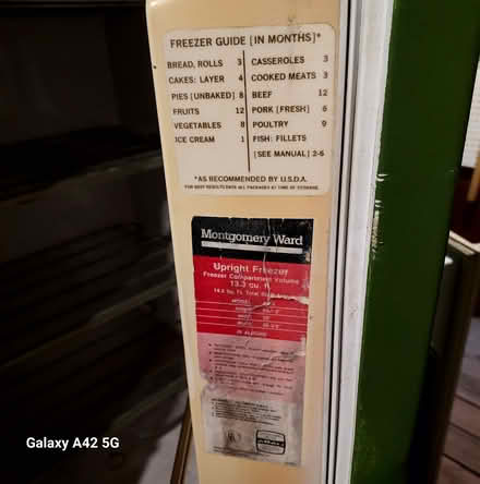 Photo of free Freezer (Montclair) #1