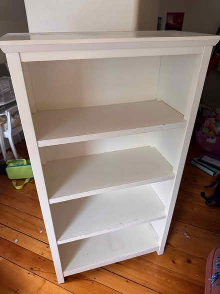 Photo of free Tall white bookcase (Weston) #1