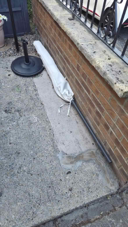Photo of free 2m cream umbrella with stand (Wortley LS12) #2