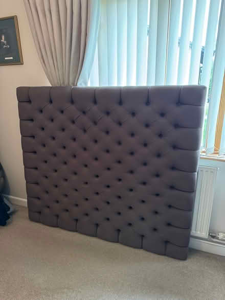Photo of free Upholstered headboard (Trumpington) #1