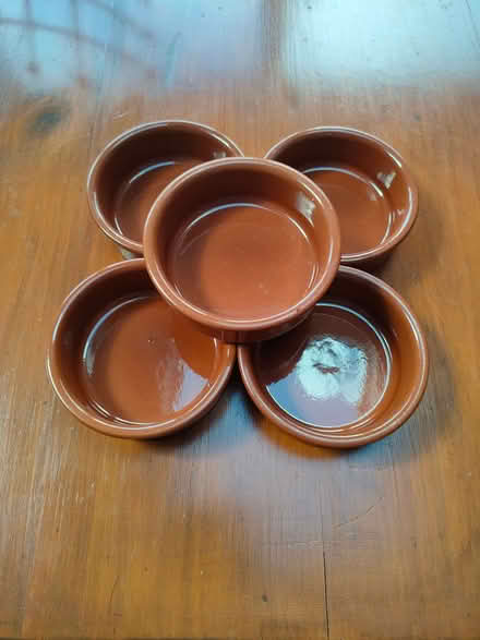 Photo of free Terracotta ramekins x 5 perfect for 9cm plant pots (Copsewood CV3) #1