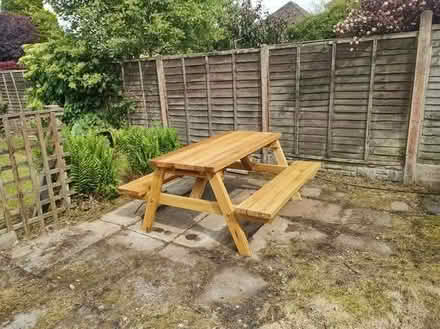 Photo of free Picnic bench, Shirley B90 (Haslucks Green B90) #1