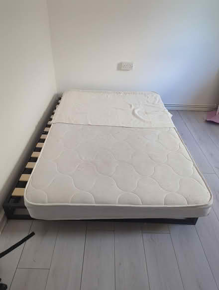 Photo of free Double bed frame and mattress (Langdon park E14) #1