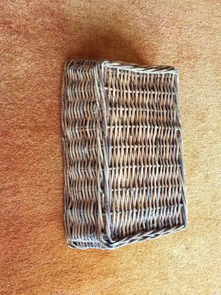 Photo of free Solid wicker basket (Chalford Hill GL6) #2