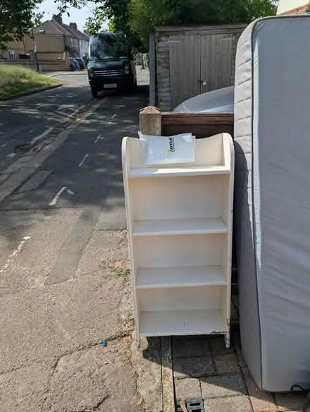Photo of free Small white bookshelf (W5) #1