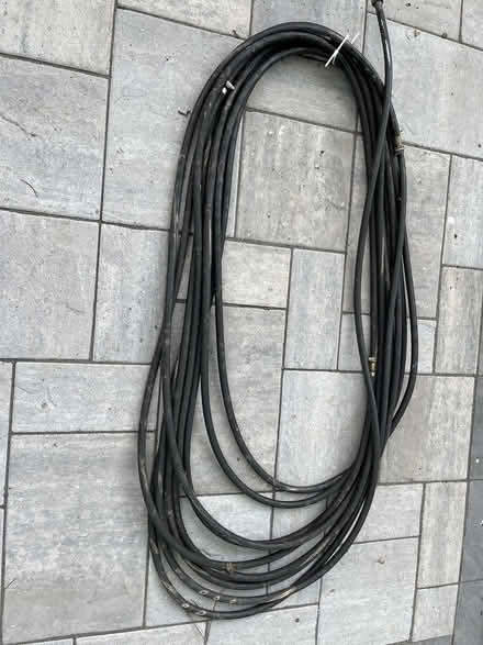 Photo of free garden hose & clothesline hardware (Etobicoke south) #1
