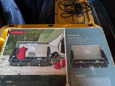 Photo of free 2 burner propane camp stove (Fremont) #1