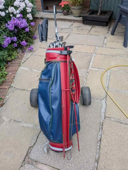 Photo of free Full set of golf clubs and trolley (Spurstow CW6) #1