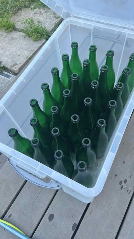 Photo of free 27 x 75cl bottles (Alexandra Palace N22) #1