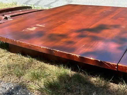 Photo of free Curb alert “Heavy wood table” (16 Roberts rd Wilmington) #3