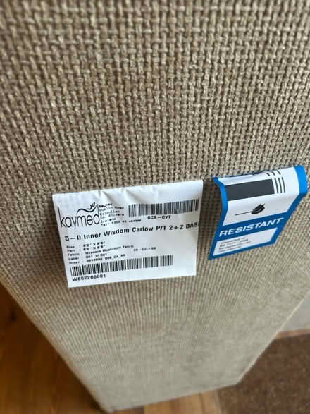 Photo of free King Divan Bed Base (2 pieces) (Stroud) #4