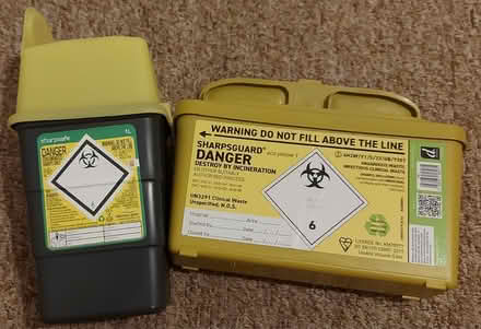 Photo of free container for sharps disposal (Bexley DA5) #2
