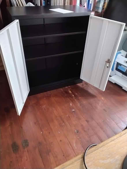 Photo of free metal office cabinet lockable (Townsend AL3) #3