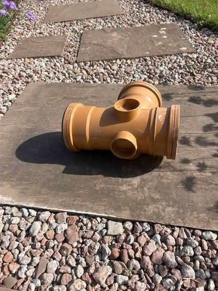 Photo of free 3 / 6 way plastic drain junction (Linton HR9 7RY) #1