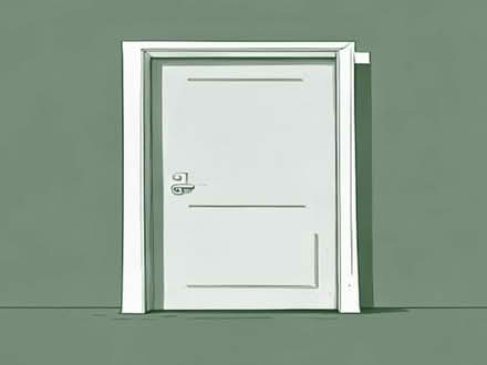 Photo of free White 6 panel door (Edge Green WA3) #1