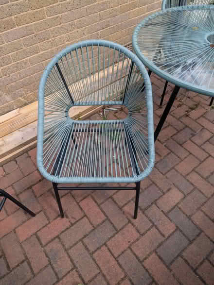 Photo of free Outdoor table and chairs (LS17) #2