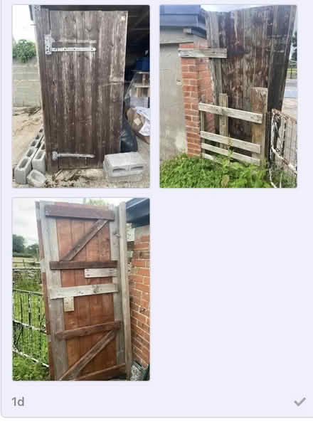 Photo of free Outside wooden doors (Llanfaglan LL54) #1