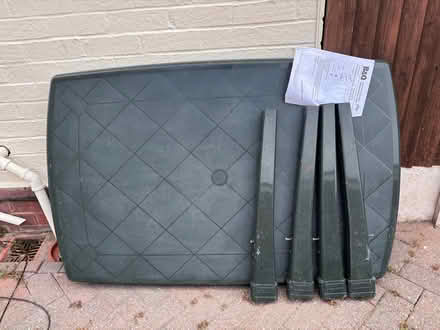 Photo of free garden plastic table (Vicars Cross CH3) #1