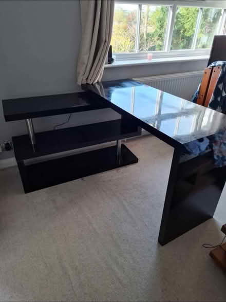 Photo of free Black desk (Bishop Thornton HG3) #2