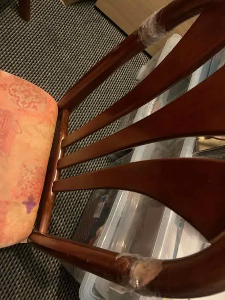 Photo of free 4 dining table chairs (Bow) #4