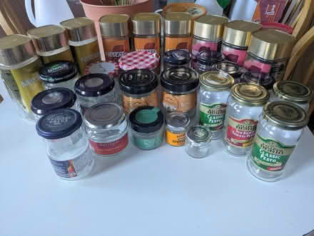Photo of free Empty glass jars with lids (Harlesden NW10) #1