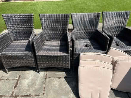 Photo of free 6 x Rattan Chairs - need repair (Rickmansworth central WD3) #1