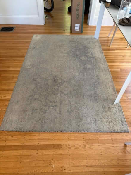 Photo of free Old white rug 5x8 (Berkeley) #1