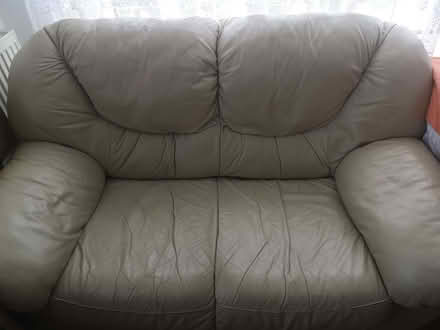 Photo of free Leather sofa (Sandylands LA3) #2