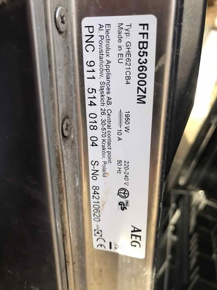 Photo of free AEG Stainless Steel Dishwasher (Welling DA16, Off Welling Way) #3