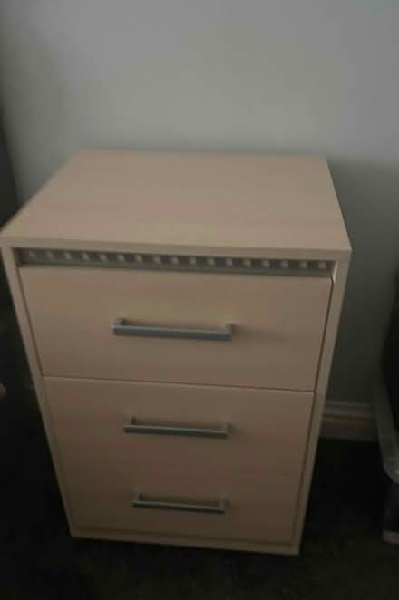 Photo of free Bedside Drawers (Washington, Teal Farm, NE38) #1