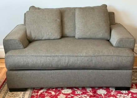 Photo of free Macy's Grey Fabric Loveseat (North Berkeley) #1
