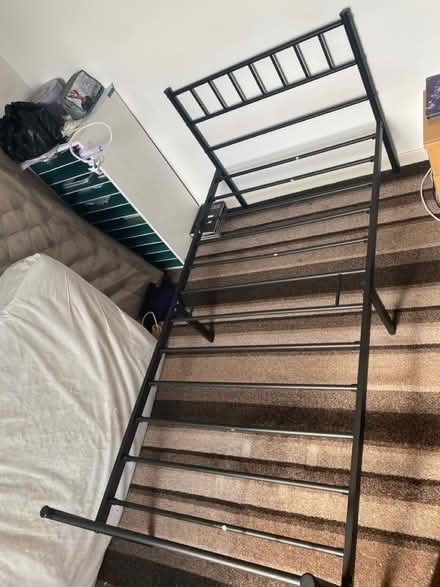 Photo of free Metal Bed Single Bed Mattresses (Drighlington, BD11) #4