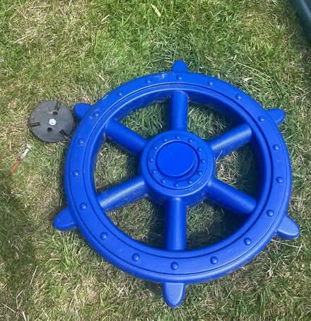 Photo of free Plastic slide and ships wheel (Hucknall NG15) #3