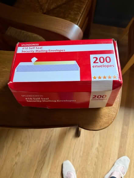 Photo of free 200 letter size envelopes (Mill Valley) #1