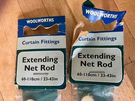 Photo of free 2 extending net rods for net curtains (Brixton Hill SW2) #1