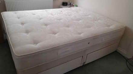 Photo of free Double divan bed with mattress (Malvern Link WR14) #1