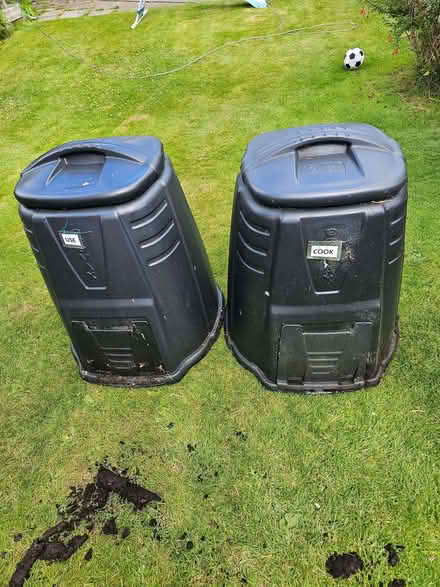 Photo of free 2 plastic composting bins (Kirkcaldy KY1) #1