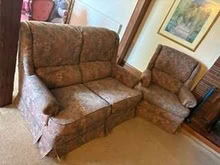 Photo of free armchair and two seater sofa (Landermere CO16) #1