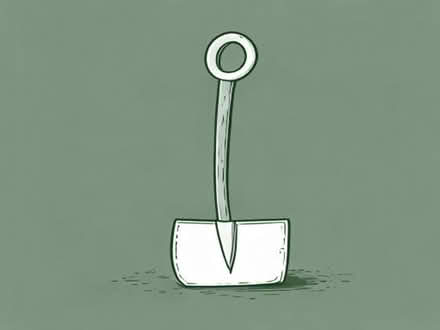 Photo of A Garden shovel (Alum Rock B8) #1