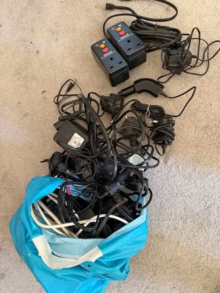 Photo of free Bag of assorted leads/chargers etc (Shirley, Croydon) #3