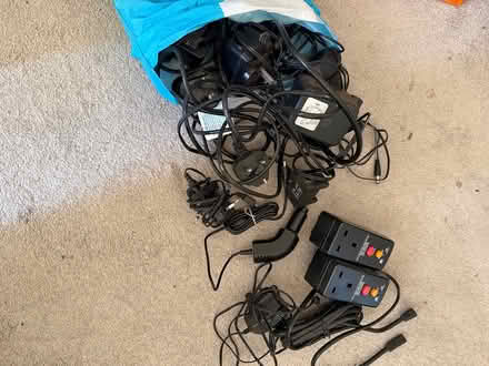 Photo of free Bag of assorted leads/chargers etc (Shirley, Croydon) #1
