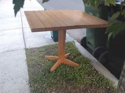 Photo of free Square solid wood table (Watertown) #1