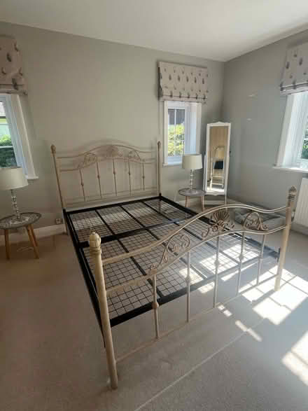 Photo of free King Size Metal Bed Frame (The Dales IP1) #3