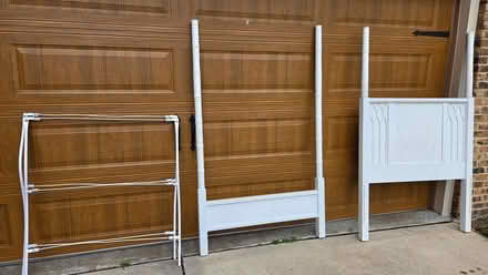 Photo of free Twin White Canopy Bed (Northern Palatine) #2