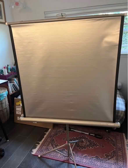 Photo of free tripod projector screen (Aptos - Trout Gulch) #1